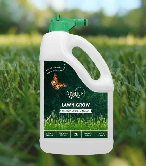 Lawn Grow – Hose-On Liquid Lawn Fertiliser (2L) – Greener, Thicker Lawn Fast