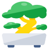 Sensitive indoor plant icon