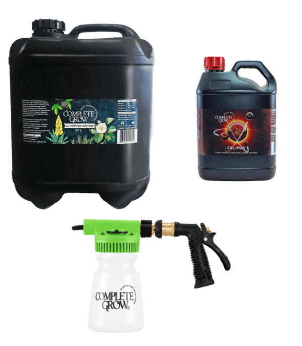 Commercial Pro Fertiliser Bundle – 20L All Purpose + 2L Cal-Mag + Sprayer