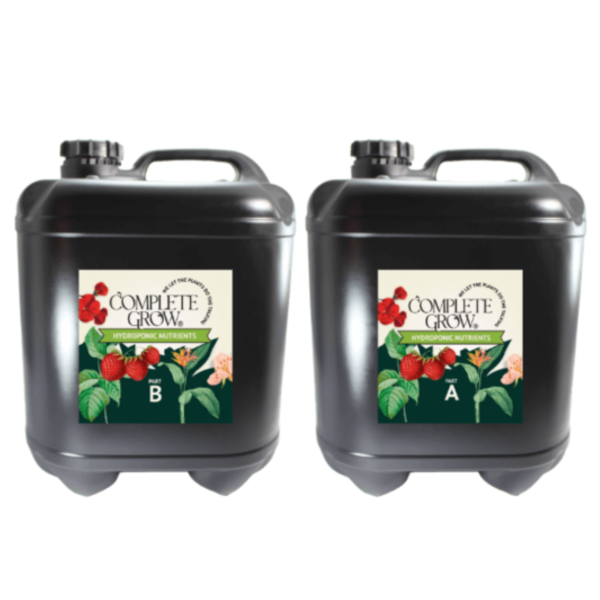 CompleteGrow Hydroponic Nutrients A and B 20 L drums