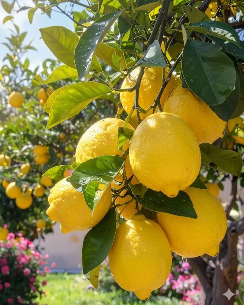 Mature citrus fruit ready for harvest