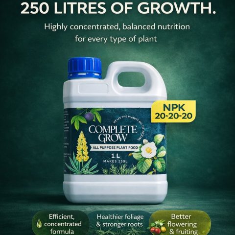 One litre. Up to 250 litres of growth. Our All Purpose Plant Food is…